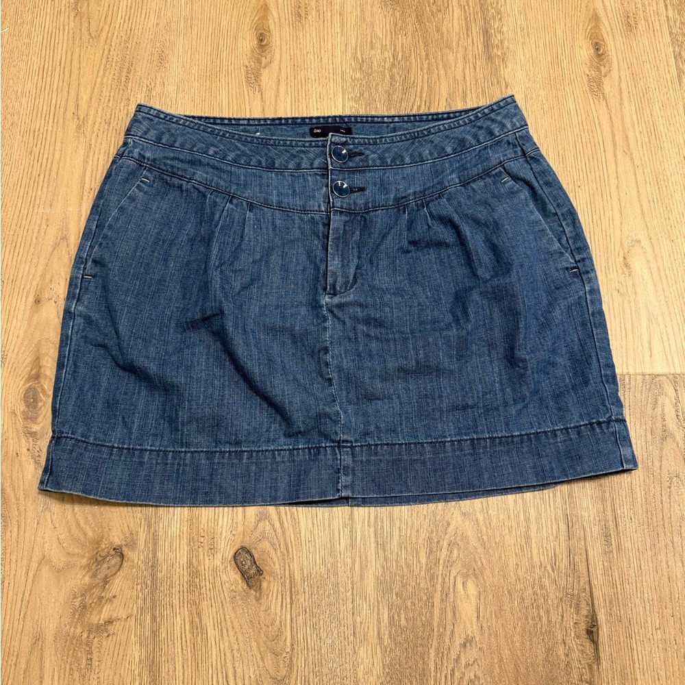GAP Blue Denim Mini Skirt
